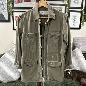 Stussy Girls Utility Green Jacket